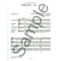 J. Stoerl: Sonata No.1 (Quartet-Brass)