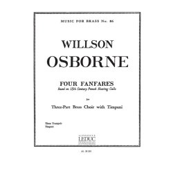 Willson Osborne: 4 Fanfares (Trumpets 3)