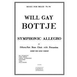 Will Gay Bottje: Symphonic Allegro (Ensemble-Brass 8 or more)