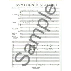 Will Gay Bottje: Symphonic Allegro (Ensemble-Brass 8 or more)