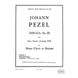 Johann Christoph Pezel: Sonata No.25 (Quintet-Brass)