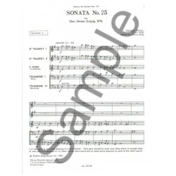 Johann Christoph Pezel: Sonata No.25 (Quintet-Brass)