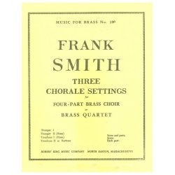 Franck Smith: 3 Chorale Settings (Quartet-Brass)