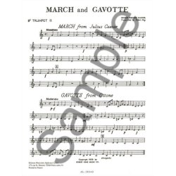 Georg Friedrich Handel: March And Gavotte (Brass Quartet)