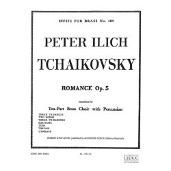 Piotr Ilich Tchaikovsky: Romance Op.5 in F minor (Ensemble-Brass 8 or more)