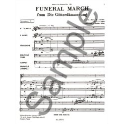Richard Wagner: Funeral March - From Die G&ouml;tterd&auml;mmerung (Ten-Part Brass Choir/Percussion)