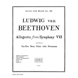 Ludwig van Beethoven: Allegretto (Ensemble-Brass 8 or more)