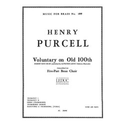 Henry Purcell: Voluntary on 'Old 100th' (Quintet-Brass)
