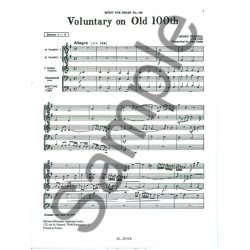 Henry Purcell: Voluntary on 'Old 100th' (Quintet-Brass)