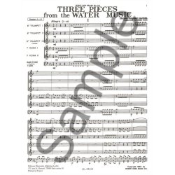 Georg Friedrich Handel: 3 Pieces from 'Water Music' (Sextet-Brass)