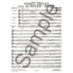 Georg Friedrich Handel: 3 Pieces from 'Water Music' (Sextet-Brass)