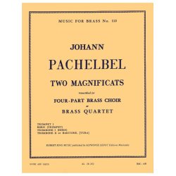 Johann Pachelbel: 2 Magnificats (Quartet-Brass)