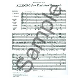 Wolfgang Amadeus Mozart: Allegro from 'Eine kleine Nachtmusik' (Sextet-Brass)