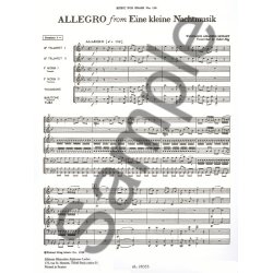 Wolfgang Amadeus Mozart: Allegro from 'Eine kleine Nachtmusik' (Sextet-Brass)