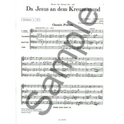Samuel Scheidt: Da Jesus an dem Kreuze (Trombones 4)