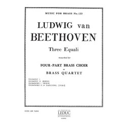 Ludwig van Beethoven: 3 Equali (Quartet-Brass)