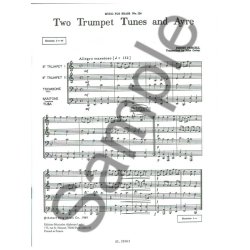 Henry Purcell: 2 Trumpet Tunes And Ayre (Quartet-Brass)