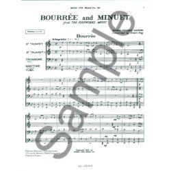 Georg Friedrich Handel: Bourr&eacute;e et Menuet 'Fireworks Music' (Quartet-Brass)