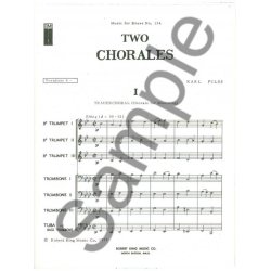 Karl Pilss: 2 Chorales (Septet-Brass)