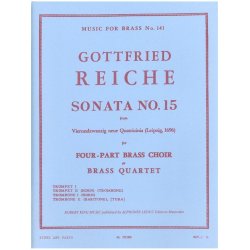 Gottfried Reiche: Sonata No.15 (Quartet-Brass)