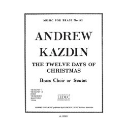 Andrew Kazdin: 12 Days of Christmas (Sextet-Brass)