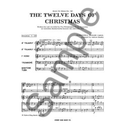 Andrew Kazdin: 12 Days of Christmas (Sextet-Brass)