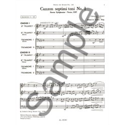 Giovanni Gabrieli: Canzon septimi Toni No.1 (Ensemble-Brass 8 or more)