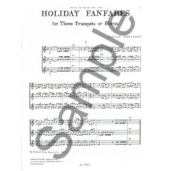 Harold Schiffman: Holiday Fanfares (Trumpets 3)