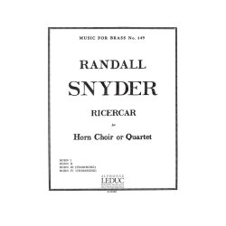 Randall Snyder: Ricercar (Horns 4)