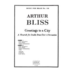 Arthur Bliss: Greetings to a City (Ensemble-Brass 8 or more)