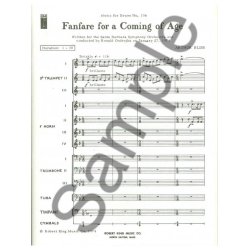 Arthur Bliss: Fanfare for a Coming of Age (Ensemble-Brass 8 or more)