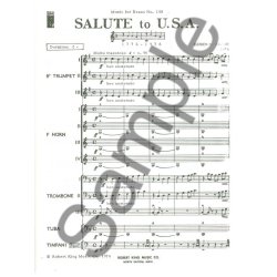 Gordon Jacob: Salute to USA (Ensemble-Brass 8 or more)