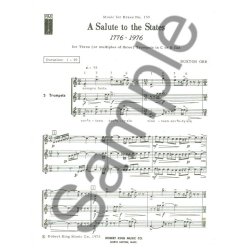Buxton Orr: Salute to the States (Trumpets 3)