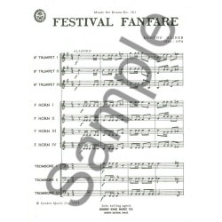 Edmund Haines: Festival Fanfare (Ensemble-Brass 8 or more)
