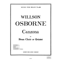 Willson Osborne: Canzona (Quintet-Brass)