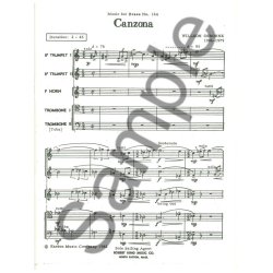 Willson Osborne: Canzona (Quintet-Brass)