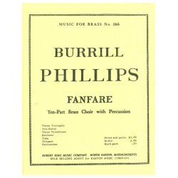 Burrill Phillips: Fanfare (Ensemble-Brass 8 or more)