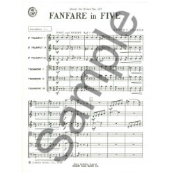 Robert Starer: Fanfare in Five (Sextet-Brass)