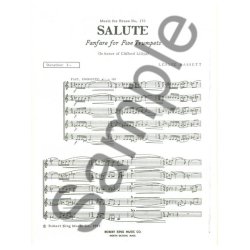 Basset Salute Mfb170 5 Trumpets Score/Parts