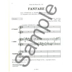 Maurice Ravel: Fanfare (Ensemble-Brass 8 or more)