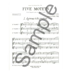 Orlando de Lassus: 5 Motets from 'Magnus Opus Musicum' (Trumpets 3)