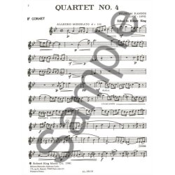Wilhelm Rams&ouml;e: Quartet No.4 (Quartet-Brass)