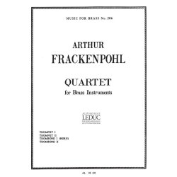 Arthur R. Frackenpohl: Quartet (Quartet-Brass)