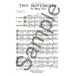Marshall Bialosky: 2 Movements (Trio - Brass)