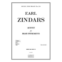 Earl Zindars: Quintet (Quintet-Brass)