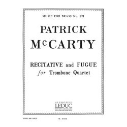 Patrick McCarty: Recitative and Fugue (Trombones 4)