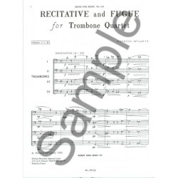 Patrick McCarty: Recitative and Fugue (Trombones 4)