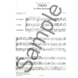 Robert Levine Sanders: Trio (Trio - Brass)