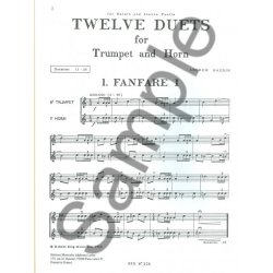 Andrew Kazdin: Twelve Duets For Horn And Trumpet