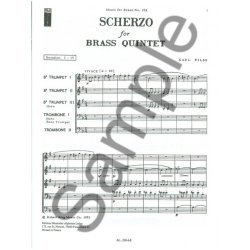Karl Pilss: Scherzo (Quintet-Brass)